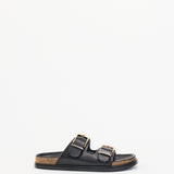 The Row Buckle Slide in Calfskin
