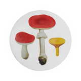Astier de Villatte Red and Yellow Mushroom Agaric Dinner Plate