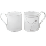 Astier de Villatte Lou Doillon Cup with Hand Holding a Cup