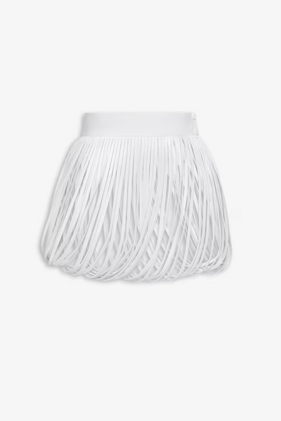 Fringed Leather Belt