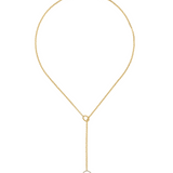 Ali Grace 14k Yellow Gold Diamond & Rolo Chain Necklace, Lariat, Wrap Bracelet