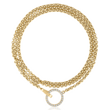 Ali Grace 14k Yellow Gold Diamond & Rolo Chain Necklace, Lariat, Wrap Bracelet
