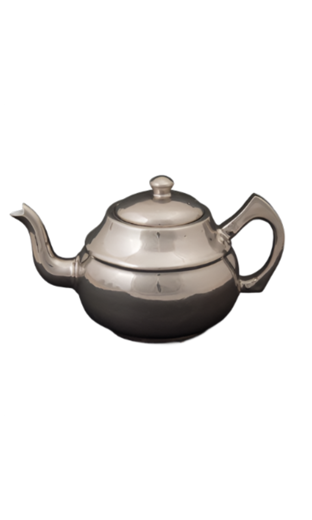 Rivet Teapot Platinum Exterior