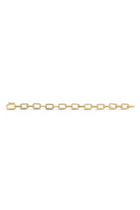 14K Yellow Gold Chain Bracelet with Diamond Links