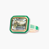 Alice Cicolini Silver Tile Imperial Ring