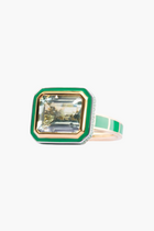 Silver Tile Imperial Ring