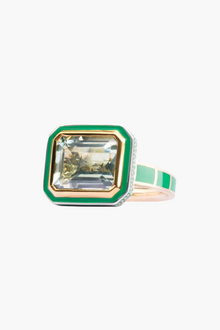 Silver Tile Imperial Ring