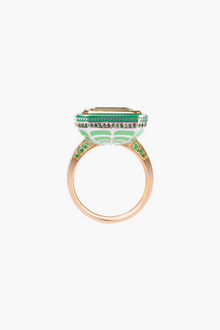 Silver Tile Imperial Ring