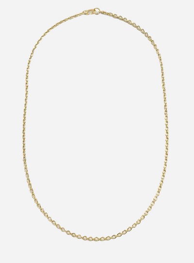 18K Yellow Gold Signature 18" Oval Link Chain