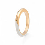 Alice Cicolini 14K Yellow Gold and White Enamel Band