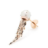 Jellyfish White Pearl Stud