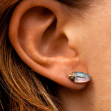 Mini Scarab Opal Stud