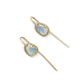 Latondra Drop Rainbow Sapphire Earrings