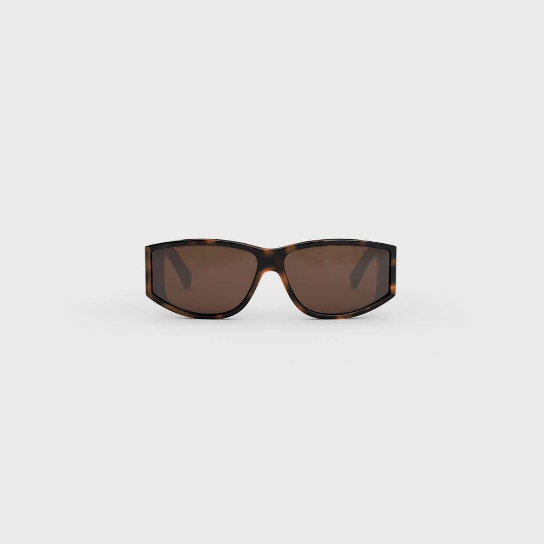 Havana Geometric Sunglasses