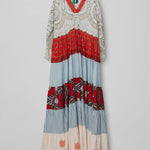 Rianna + Nina OOAK Kedima Volant Long Dress L