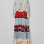 Rianna + Nina OOAK Kedima Volant Long Dress L