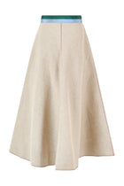 Ribbon Quartered A-Line Skirt