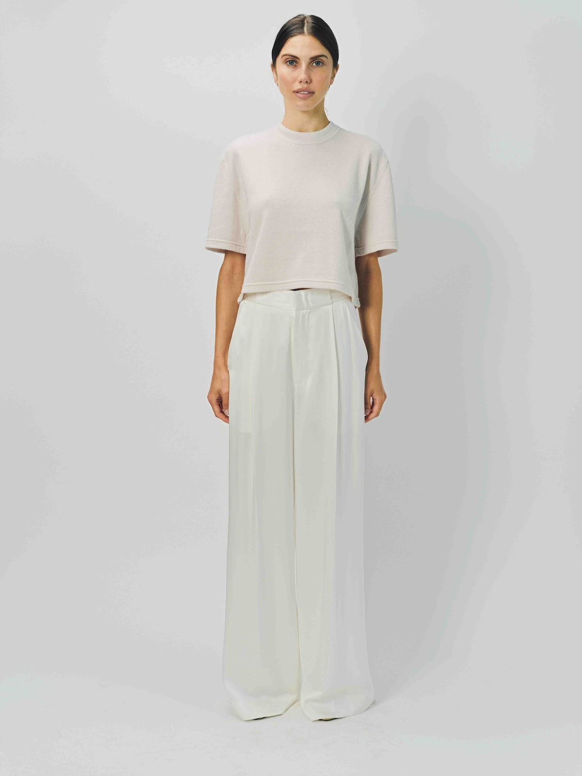 Sa Su Phi Cashmere Cropped T-Shirt