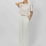 Sa Su Phi Cashmere Cropped T-Shirt