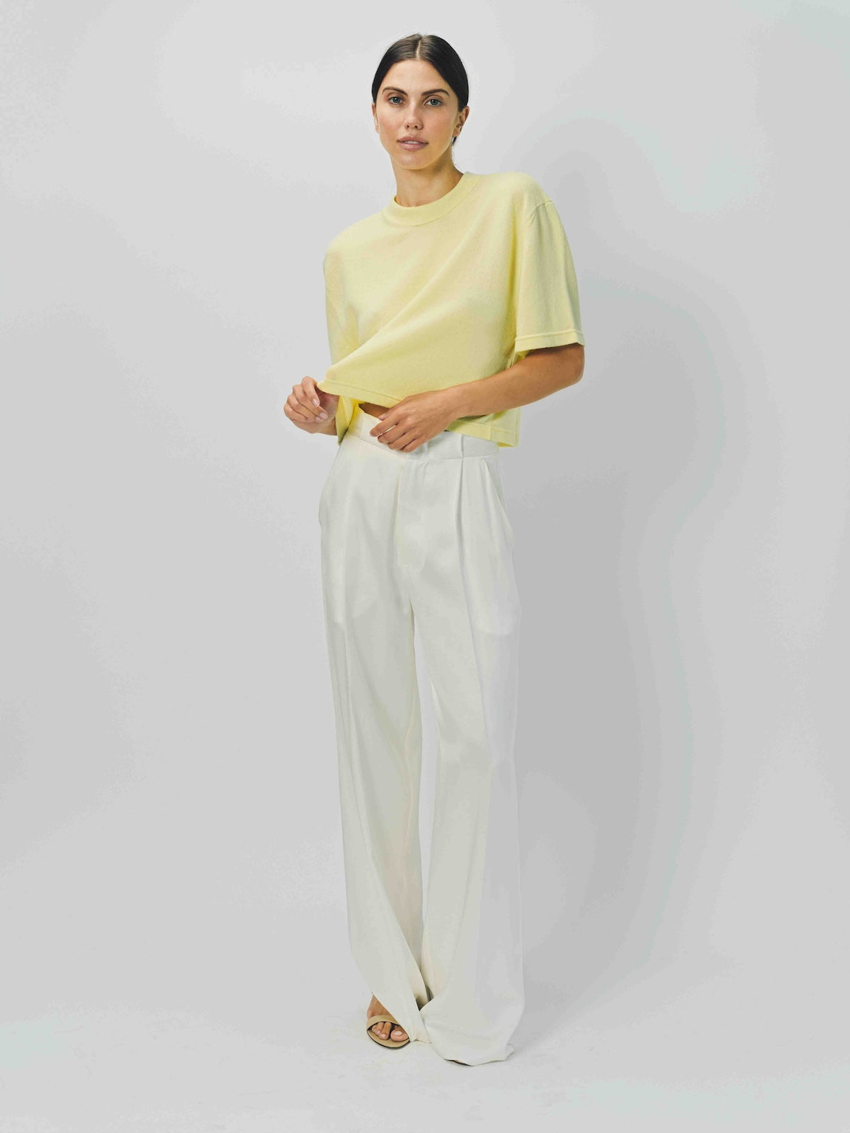 Sa Su Phi Cashmere Cropped T-Shirt