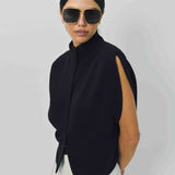 SASUPHI Shortsleeve Cardigan with Zip