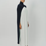 Sa Su Phi Cashmere/Silk Long Ribbed Poncho Cape