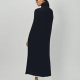 Sa Su Phi Cashmere/Silk Long Ribbed Poncho Cape