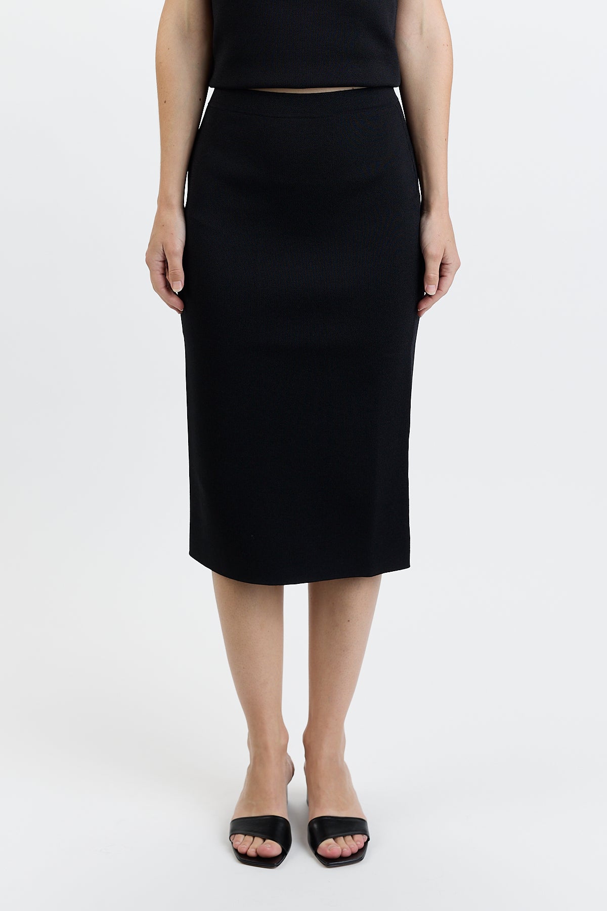 Sa Su Phi Silk Pencil Skirt