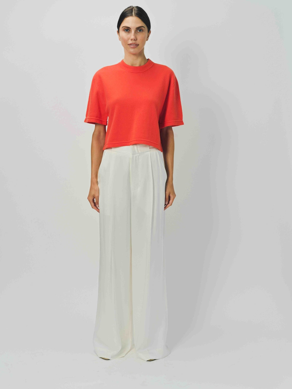 Sa Su Phi Cashmere Cropped T-Shirt