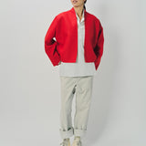 Sofie D'Hoore Wool Cashmere Kimono Capa Cropped Jacket 32 / Lipstick