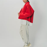 Sofie D'Hoore Wool Cashmere Kimono Capa Cropped Jacket 32 / Lipstick
