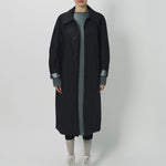 Sofie D'Hoore Woven Nylon Curtis Trench Coat 32 / Black