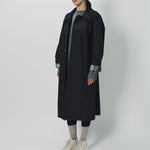 Sofie D'Hoore Woven Nylon Curtis Trench Coat 32 / Black