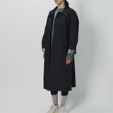 Sofie D'Hoore Woven Nylon Curtis Trench Coat 32 / Black