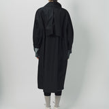 Sofie D'Hoore Woven Nylon Curtis Trench Coat 32 / Black