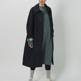 Sofie D'Hoore Woven Nylon Curtis Trench Coat 32 / Black