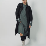Sofie D'Hoore Woven Nylon Curtis Trench Coat 32 / Black