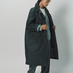 Sofie D'Hoore Woven Nylon Curtis Trench Coat 32 / Xanadu