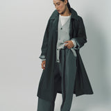 Sofie D'Hoore Woven Nylon Curtis Trench Coat 32 / Xanadu