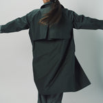 Sofie D'Hoore Woven Nylon Curtis Trench Coat 32 / Xanadu