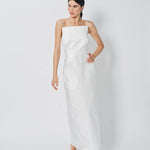Sofie D'Hoore Duo Strapless Long Dress in Satin 34 / Swan