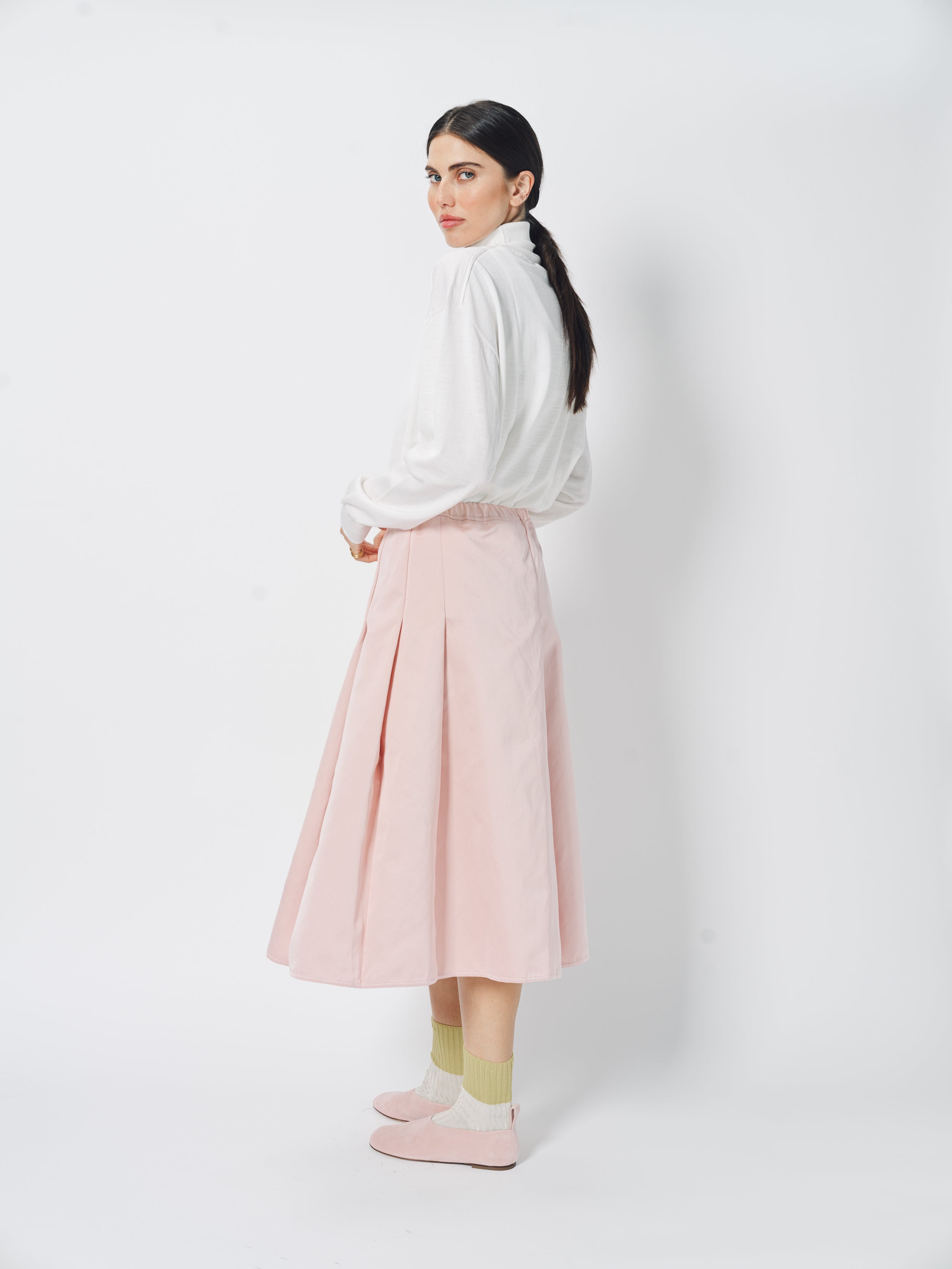 Sofie D'Hoore Maffel High Neck Pullover in Wool S / Off White