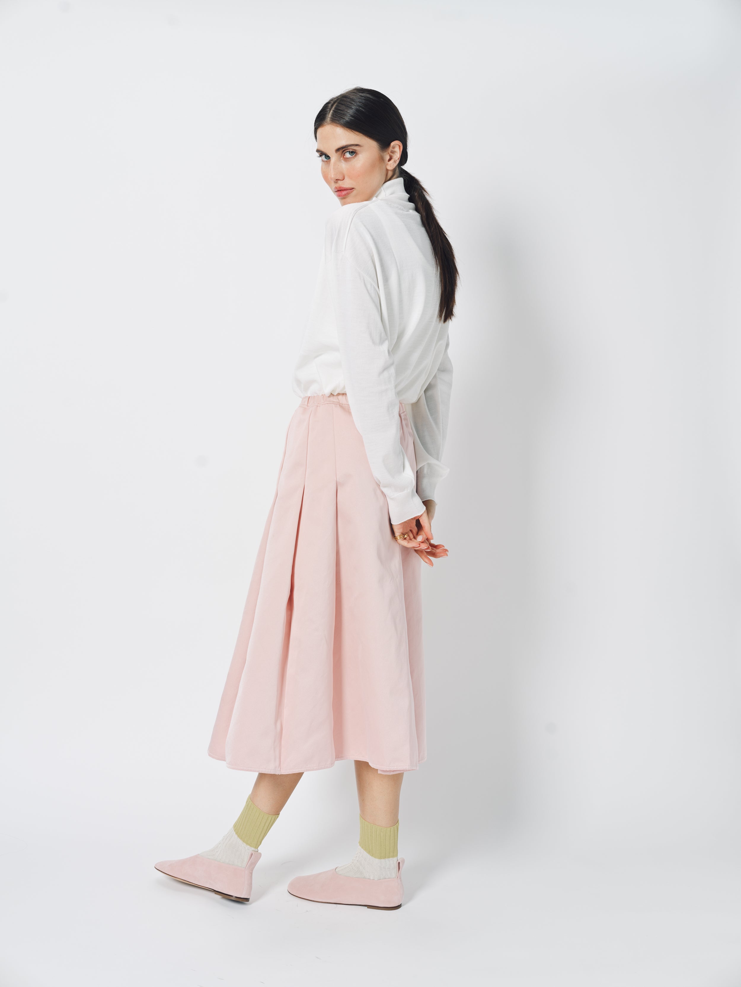 Sofie D'Hoore Maffel High Neck Pullover in Wool S / Off White