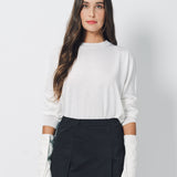 Sofie D'Hoore Wool Muscat LS Crew Neck Pullover S / Off White