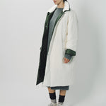 Sofie D'Hoore Cotton and Nylon Otis Long Down Coat 32 / Ivory/Khaki