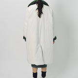 Sofie D'Hoore Cotton and Nylon Otis Long Down Coat 32 / Ivory/Khaki