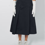 Sofie D'Hoore Sisli Skirt in Satin 32 / Black