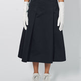 Sofie D'Hoore Sisli Skirt in Satin 32 / Black
