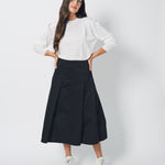 Sofie D'Hoore Sisli Skirt in Satin 32 / Black
