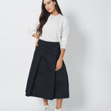 Sofie D'Hoore Sisli Skirt in Satin 32 / Black